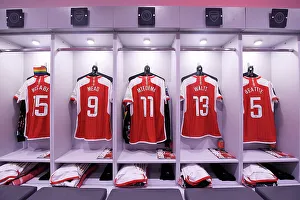 Exclusive: A Peek into Arsenal Women's Dressing Room Before the Conti Cup Clash against Tottenham Hotspur (2023-24)
