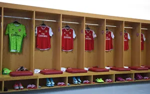 Arsenal V Burnley 2019-20 Prints: Exclusive: A Peek into Arsenal's Changing Room Before the Arsenal vs