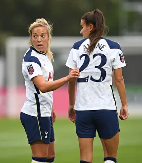 Arsenal Women V Tottenham Hotspur Women - FA Cup 2020-21 Prints: FA Cup Clash: Arsenal Women vs. Tottenham Hotspur Women at Meadow Park