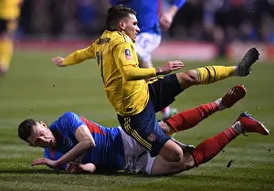 FA Cup Fifth Round: Torreira Foul by Bolton - Portsmouth vs. Arsenal (2020)
