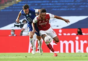Empty FA Cup Final: Aubameyang Fouls by Azpilicueta at Ghostly Wembley (Arsenal vs. Chelsea, 2020)