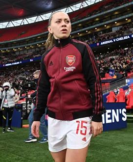 FA Cup Final Showdown: Arsenal Women vs. Chelsea Women at Wembley Stadium (2021)