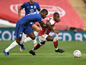 FA Cup Final Showdown: Empty Wembley Thriller - Pepe vs. Rudiger: Arsenal vs. Chelsea in an Echoing Stadium