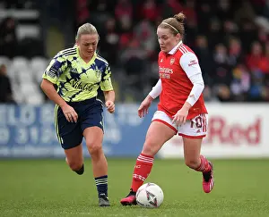 Arsenal Women V Leeds United Women - FA Cup 2023 Prints: FA Cup Fourth Round: Kim Little's Showdown - Arsenal Women vs Leeds United Women