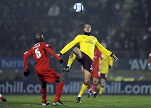 Leyton Orient V Arsenal - FA Cup 2010-2011 Prints: FA Cup Rivalry: Chamakh vs. Forbes - Arsenal vs. Leyton Orient (1:1)