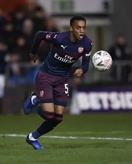 Blackpool V Arsenal - FA Cup 2019 Prints: FA Cup Third Round: Joe Willock of Arsenal in Action against Blackpool