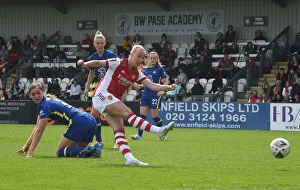Arsenal Women V Chelsea Women FA Cup 1/2 Final 2021-22 Prints: FA Cup Semi-Final Showdown: Arsenal Women vs. Chelsea Women at Meadow Park