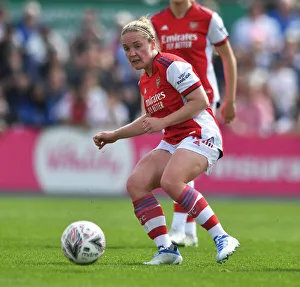 Arsenal Women V Chelsea Women FA Cup 1/2 Final 2021-22 Prints: FA Cup Semi-Final Showdown: Kim Little of Arsenal Faces Off Against Chelsea Women