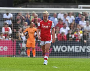 Arsenal Women V Chelsea Women FA Cup 1/2 Final 2021-22 Prints: FA Cup Semi-Final Showdown: Kim Little's Intense Performance for Arsenal Women Against Chelsea Women