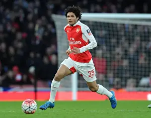 Arsenal V Burnley FA Cup 4th Rd 2016 Prints: FA Cup Showdown: Elneny's Emirates Dominance - Arsenal vs Burnley