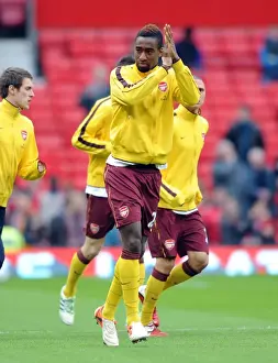 Manchester United V Arsenal FA Cup 2010-11 Prints: FA Cup Sixth Round: Manchester United's Victory Over Arsenal - Johan Djourou