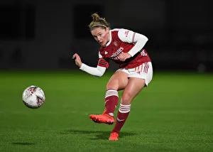 FA Womens Continental League Cup: Arsenal Women vs. Tottenham Hotspur Women - Kim Little Fights for Victory Amidst Empty Stands and Pandemic Restrictions