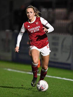 Images Dated 19th March 2021: FA WSL: Arsenal Women vs Manchester United Women Clash in Empty Stands (March 19, 2021)