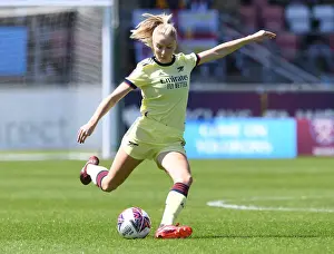 West Ham United Women V Arsenal Women 2021-22 Prints: FA WSL: Arsenal's Leah Williamson Leads Team to Victory Against West Ham United