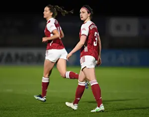 FA WSL Clash: Arsenal Women vs Manchester United Women in Empty Meadow Park Stands (March 2021)