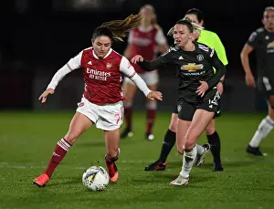 FA WSL Clash: Arsenal Women vs Manchester United Women in Empty Stands (2020-21)