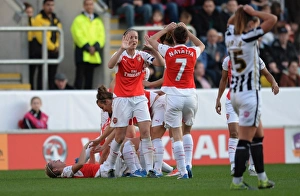 Arsenal Ladies V Notts County - Cont Cup Final 2015 Prints: FA WSL Continental Cup Final: Arsenal Ladies vs Notts County Ladies (1st November 2015)