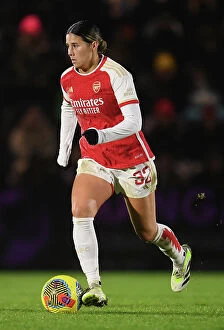 Arsenal Women v Tottenham Hotspur Women - Conti Cup 2023-24 Collection: FA WSL Cup 2023-24: Kyra Cooney-Cross of Arsenal Faces Off Against Tottenham Hotspur Women