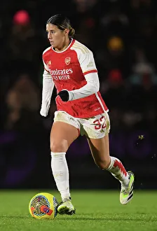 Arsenal Women V Tottenham Hotspur Women - Conti Cup 2023-24 Prints: FA WSL Cup 2023-24: Kyra Cooney-Cross of Arsenal Faces Off Against Tottenham Hotspur Women