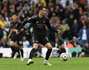Fabio Vieira in Action: Leeds United vs. Arsenal FC, Premier League 2022-23