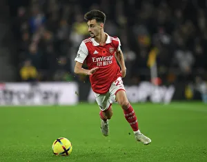 Wolverhampton Wanderers V Arsenal 2022-23 Prints: Fabio Vieira in Action: Wolverhampton Wanderers vs. Arsenal FC, Premier League 2022-23