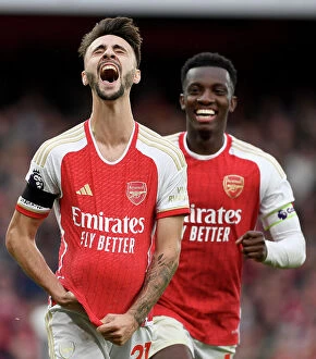 Arsenal v Sheffield United 2023-24 Collection: Fabio Vieira Scores Fourth Goal: Arsenal's Emirates Victory over Sheffield United (2023-24)