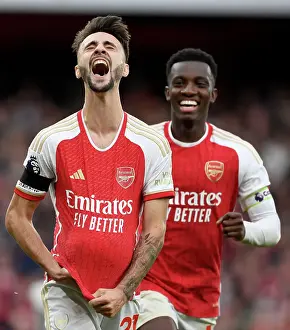 Fabio Vieira Scores Fourth Goal: Arsenal's Emirates Victory over Sheffield United (2023-24)