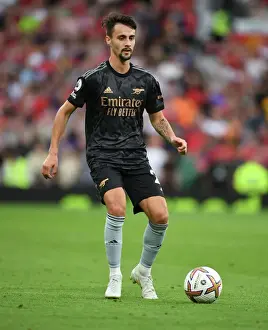 Manchester United V Arsenal 2022-23 Prints: Fabio Vieira vs Manchester United: Premier League Showdown at Old Trafford (2022-23)
