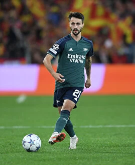 RC Lens v Arsenal 2023-24 Collection: Fabio Vieira's Brilliant Performance: Arsenal Triumphs Over RC Lens in the UEFA Champions League