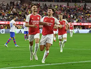 Arsenal V FC Barcelona Pre Season - 2023-24 Prints: Fabio Vieira's Five-Goal Blitz: Arsenal's Epic Comeback Against FC Barcelona (2023-24 Pre-Season Friendly)