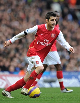 Birmingham City V Arsenal 2007-8 Prints: Fabregas Battle: Arsenal Holds Birmingham 2-2