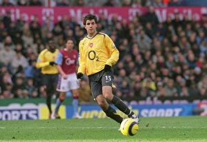 Aston Villa v Arsenal 2005-6 Collection: Fabregas Determined Glance: Aston Villa 0-0 Arsenal, Villa Park, 2005