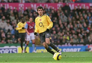 Fabregas Determined Glance: Aston Villa 0-0 Arsenal, Villa Park, 2005