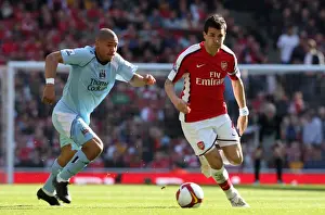Arsenal V Manchester City 2008-09 Prints: Fabregas Double: Arsenal's 2-0 Victory Over Manchester City, April 4, 2009
