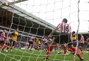 Sunderland V Arsenal 2008-9 Prints: Fabregas Scores Past Gordon: 1-1 Arsenal vs. Sunderland, 2008