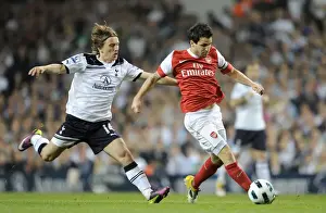 Tottenham Hotspur V Arsenal 2010-2011 Prints: Fabregas vs. Modric: Thrilling 3-3 Battle at White Hart Lane, Premier League 2011