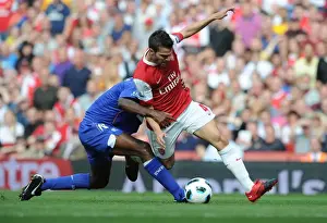 Arsenal V Bolton Wanderers 2010-11 Prints: Fabregas vs Muamba: Arsenal's Dominant 4-1 Victory over Blackburn Rovers