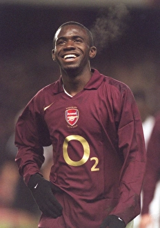 Fabrice Muamba (Arsenal) after the match. Arsenal 3: 0 Reading