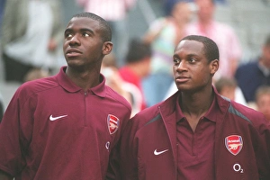 Fabrice Muamba and Justin Hoyte (Arsenal). Ajax 0:1 Arsenal Fabrice Muamba and Justin Hoyte (Arsenal). Ajax 0:1 Arsenal