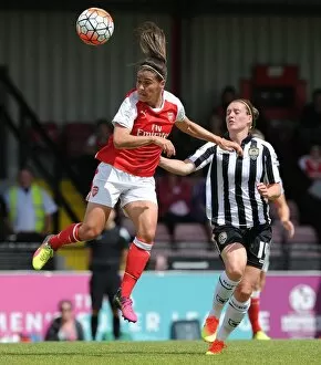 Fara Williams (Arsenal) Jade Moore (Notts County). Arsenal Ladies 2:0 Notts County