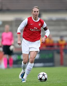 Images Dated 14th October 2010: Faye White (Arsenal). Arsenal Ladies 9: 0 ZFK Masinac. UEFA Womens Champions League