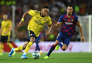 FC Barcelona vs. Arsenal: Aubameyang vs. Busquets Clash in 2019 Pre-Season Friendly