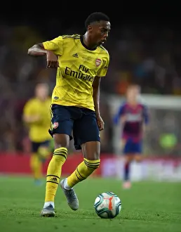 FC Barcelona vs. Arsenal: Joe Willock in Action at the 2019 Pre-Season Friendly