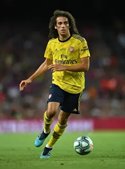 FC Barcelona vs. Arsenal: Matteo Guendouzi in Action at the 2019 Pre-Season Friendly