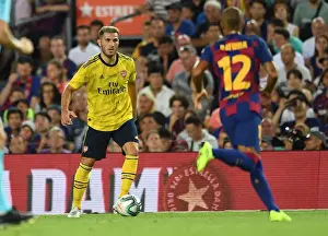 FC Barcelona vs. Arsenal: Sead Kolasinac in Action at the Nou Camp (2019-20 Pre-Season Friendly)