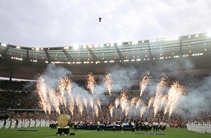 Images Dated 8th April 2008: Fireworks during the opening ceremony
