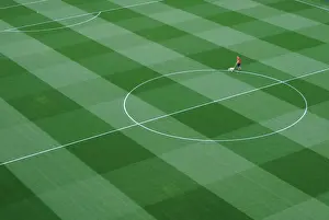 First Look: Newly Resurfaced Emirates Stadium Pitch, July 2014