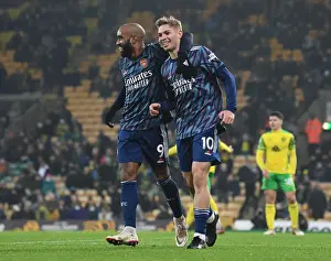 Five-Star Arsenal: Emile Smith Rowe and Alexandre Lacazette Celebrate Goals Against Norwich City