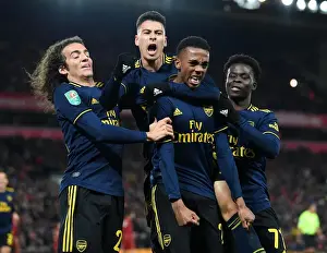 Five-Star Arsenal: Joe Willock's Brace Leads Upset Win Against Liverpool in Carabao Cup