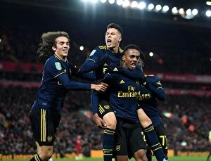 Images Dated 31st October 2019: Five-Star Arsenal: Joe Willock's Hat-Trick Sinks Liverpool in Carabao Cup Showdown